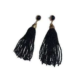 Stella and Dot Beaded GITA Tassel Earrings